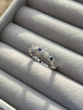 Birthstone Keepsake Ring 925 Silver