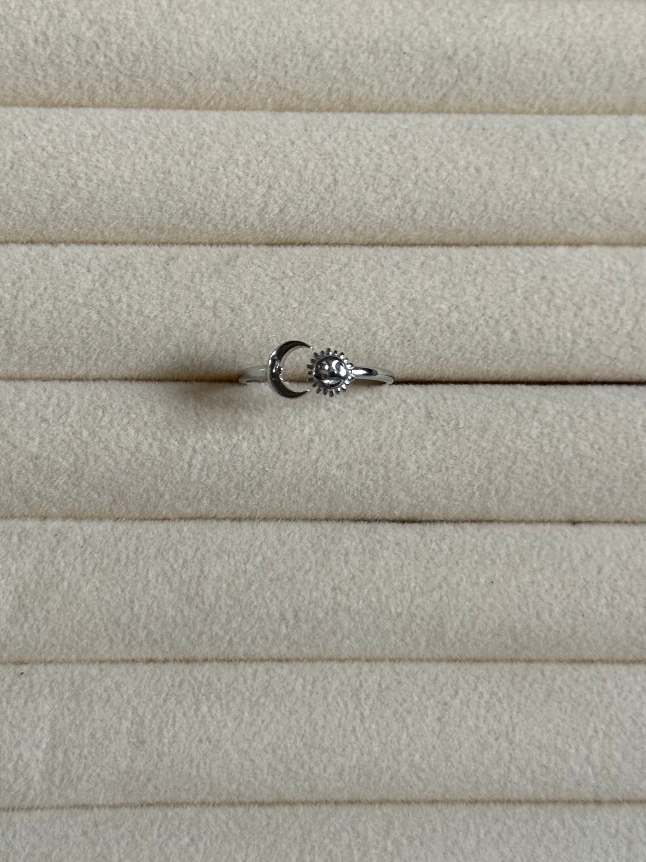 Forever Yours Sun and Moon Ring | Adjustable