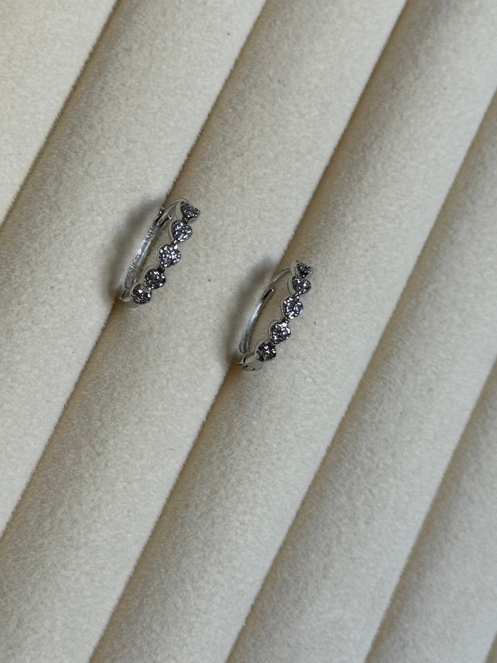 Heart Huggies | 925 Sterling Silver Earrings