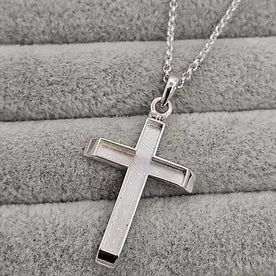 925 Silver Cross Necklace
