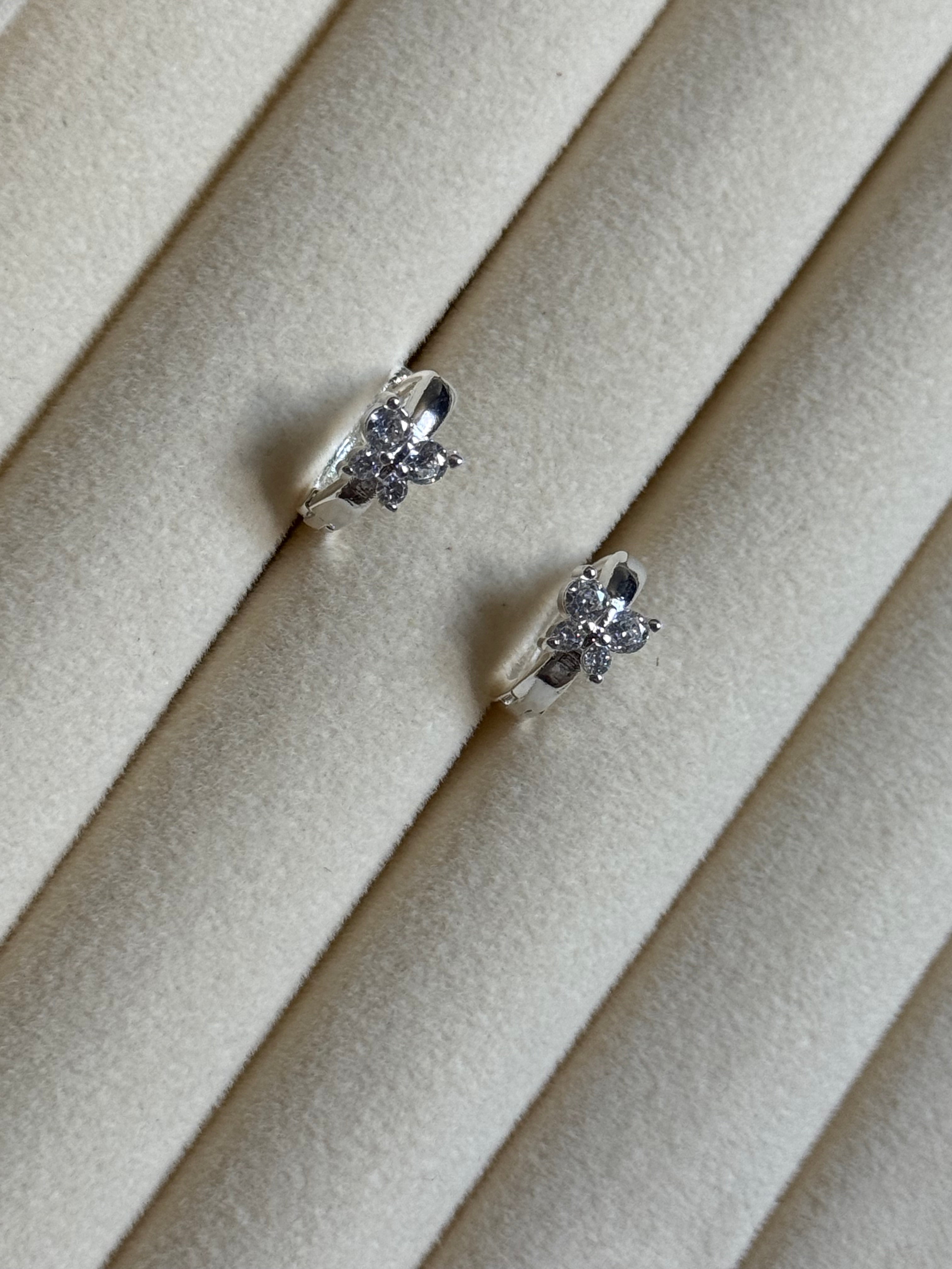Butterfly Huggies | 925 Sterling Silver Earring
