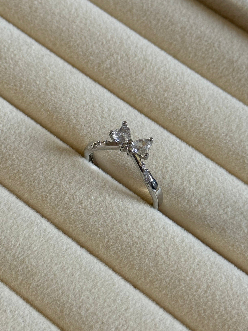 Forever Yours Bling Bow Ring | Adjustable Ring