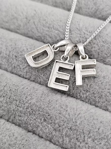 Forever Yours Letter Necklace Keepsake Charm | 925 Sterling Silver