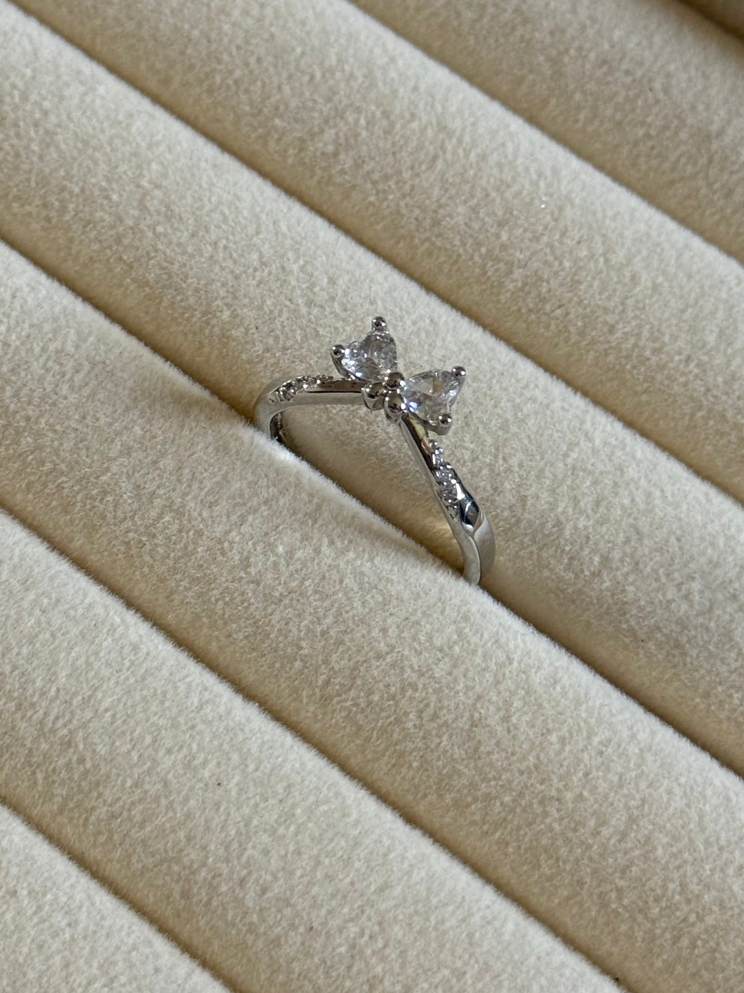 Forever Yours Bling Bow Ring | Adjustable Ring