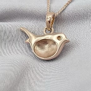 Robin Pendant Available in Gold & Silver
