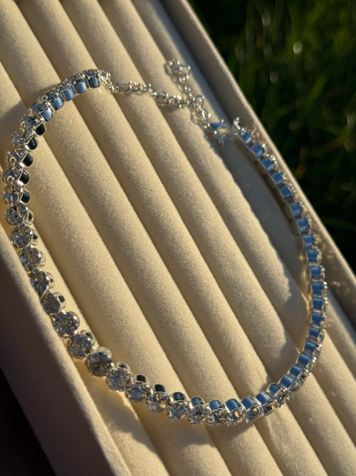 Bling Choker Necklace | Stainless Steel