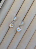 Daisy Huggies | 925 Sterling Silver Earrings