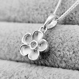Flower Keepsake Necklace