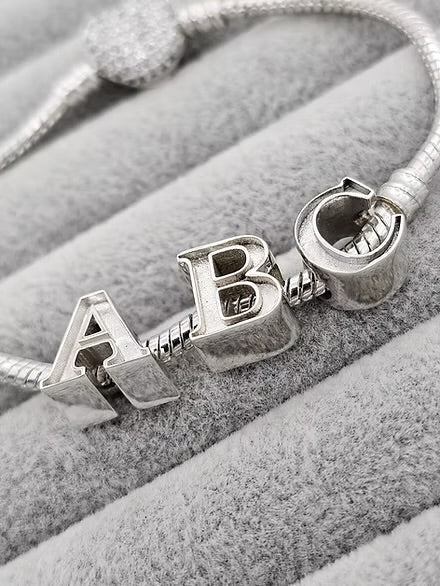 Alphabet Keepsake Charm | 925 Sterling Silver