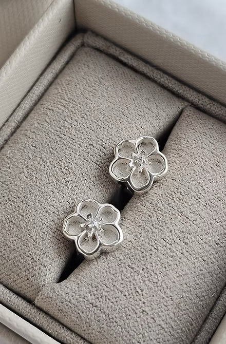 Forever Yours Forget Me Not Earrings | 925 Sterling Silver