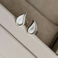Milk Drop Studs 925 Silver