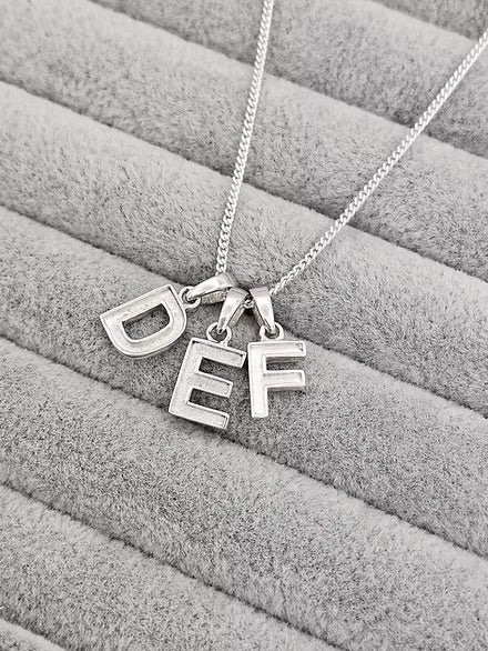 Forever Yours Letter Necklace Keepsake Charm | 925 Sterling Silver