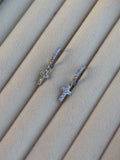 Cross Huggies | 925 Sterling Silver Earrings