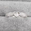 Silver Angel Wing Ring