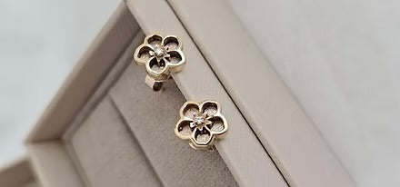 Forget Me Not Earrings Available in Gold and Silver
