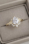 9ct Gold Dewdrop Ring