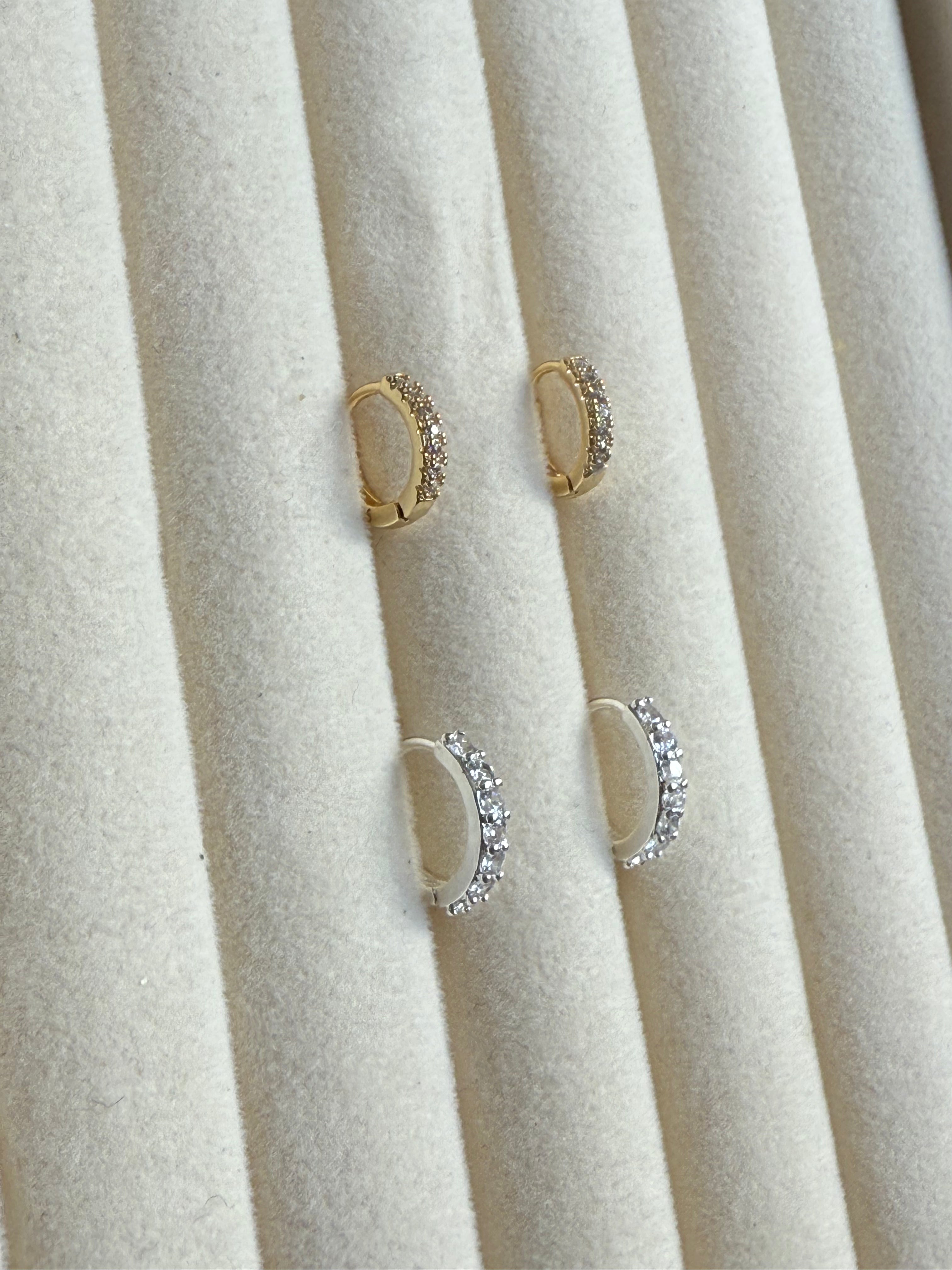 Arabella Huggies | Sterling Silver Earrings