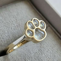 9ct Gold Paw Ring