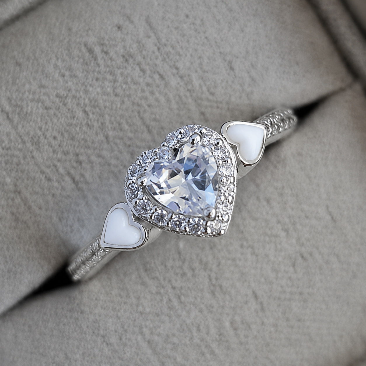 Forever In Love Ring Available in Gold and Silver