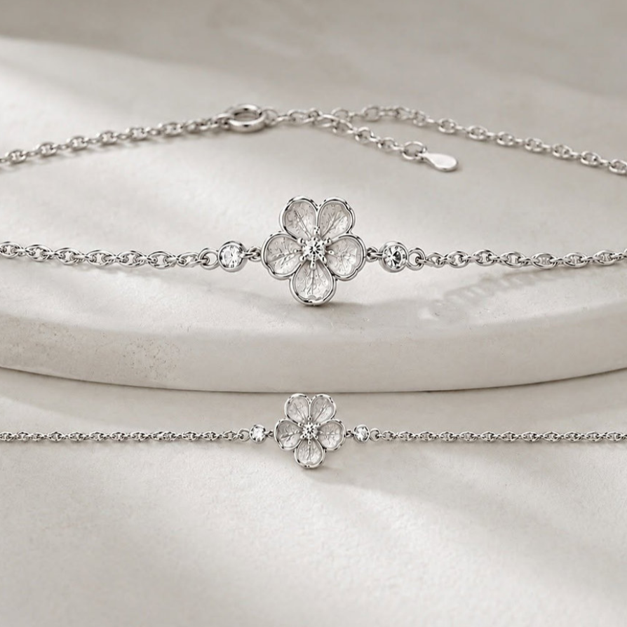 Forget Me Not Keepsake Bracelet
