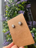Round Keepsake Stud Earrings