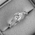 Forever Yours Solitaire Keepsake Ring