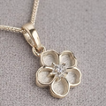 Forget-Me-Not Pendant 9ct Gold